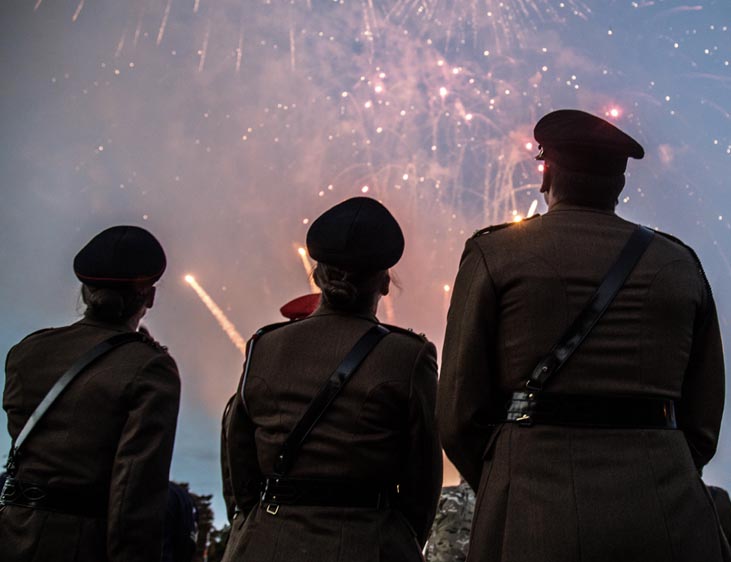 Alexander Barracks Pirbright Fireworks