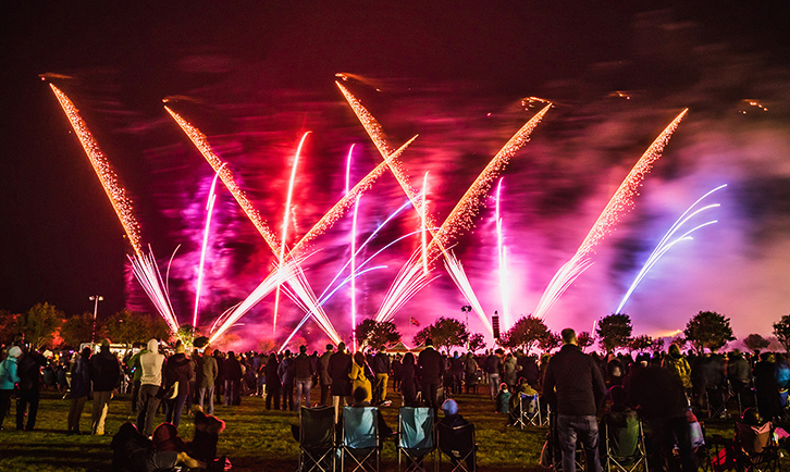 Low noise firework displays for any event
