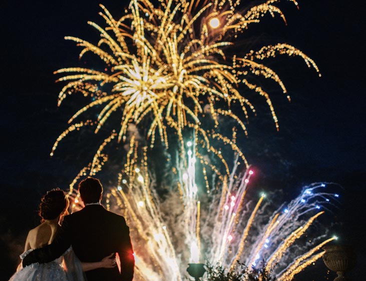 Wedding Fireworks at Somerley